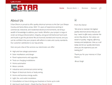 Tablet Screenshot of 5-star-electrical.com